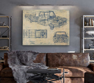 Bella Frye Home & Garden > Decor > Artwork Ford f100 1970  Original Artwork