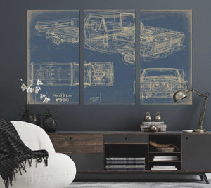 Bella Frye Home & Garden > Decor > Artwork Ford f100 1970  Original Artwork