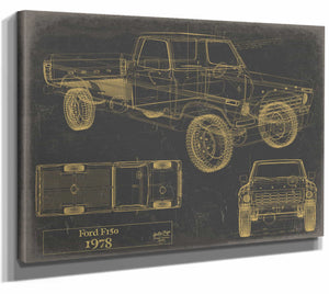 Bella Frye Home & Garden > Decor > Artwork Ford f150 1978  Original Artwork