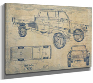 Bella Frye Home & Garden > Decor > Artwork Ford f150 1978  Original Artwork