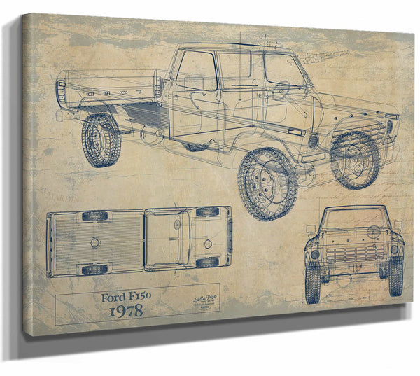 Bella Frye Home & Garden > Decor > Artwork Ford f150 1978  Original Artwork