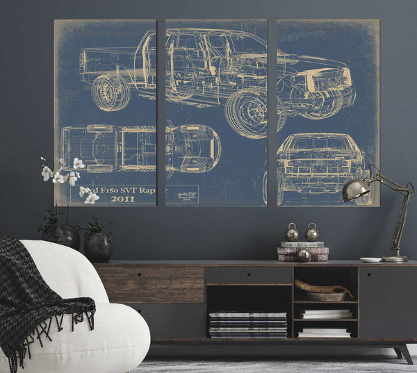 Bella Frye Home & Garden > Decor > Artwork Ford f150 Svt Raptor 2011  Original Artwork