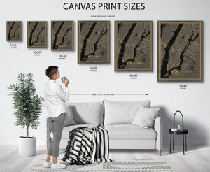 Bella Frye Home & Garden > Decor > Artwork Framed New Orleans Vintage Map - Ornate Embellishment Frame with Print