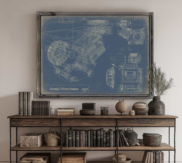 Bella Frye Home & Garden > Decor > Artwork Honda gx200 Engine  Original Artwork