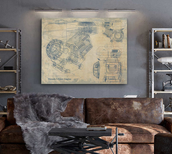 Bella Frye Home & Garden > Decor > Artwork Honda gx200 Engine  Original Artwork