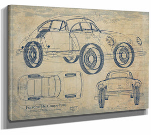 Bella Frye Home & Garden > Decor > Artwork Porsche 356 Coupe 1948car Template 2024  Original Artwork