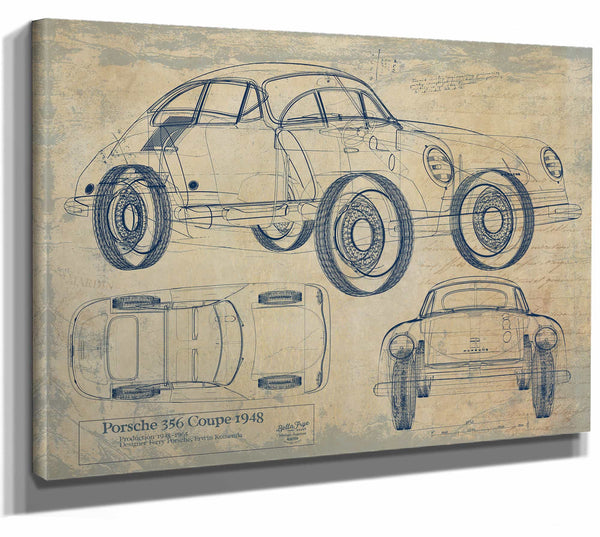 Bella Frye Home & Garden > Decor > Artwork Porsche 356 Coupe 1948car Template 2024  Original Artwork