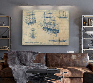 Bella Frye Home & Garden > Decor > Artwork Queen Anne Revenge  Original Artwork