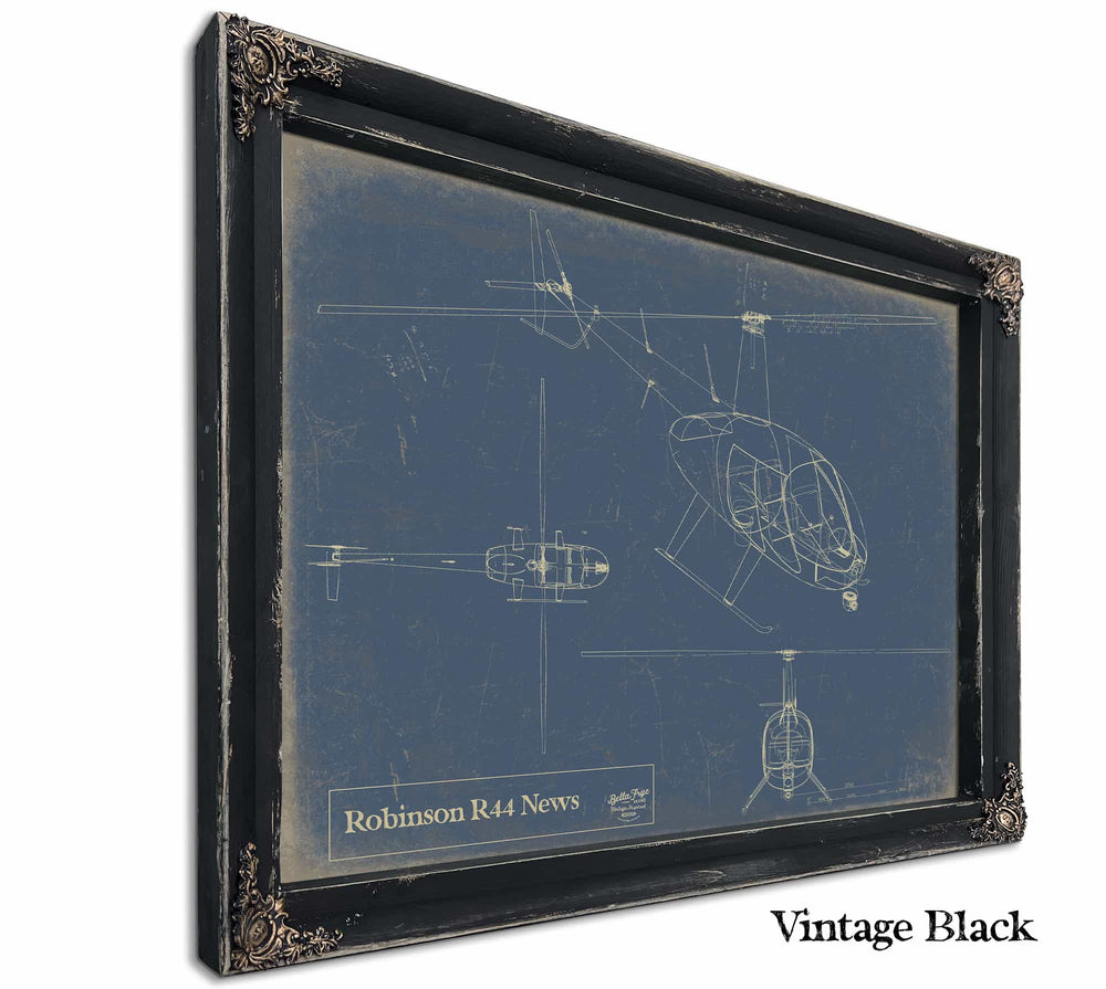 Bella Frye Home & Garden > Decor > Artwork 24" x 18" / Black Frame / Blue Robinson r44 News  Original Artwork