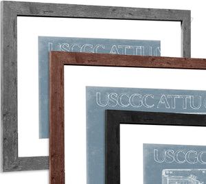 Bella Frye Home & Garden > Decor > Artwork USCGC Attu (WPB-1317) Blueprint Wall Art - Original US Coast Guard Patrol Boat Print