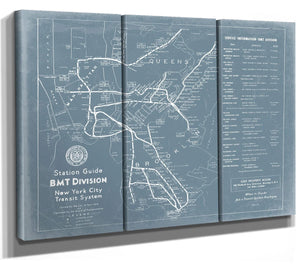 Bella Frye Home & Garden > Decor > Artwork Vintage NYC Subway Art, New York City Transit System Print