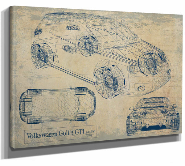 Bella Frye Home & Garden > Decor > Artwork Volkswagen Golf 5 Gti  Original Artwork