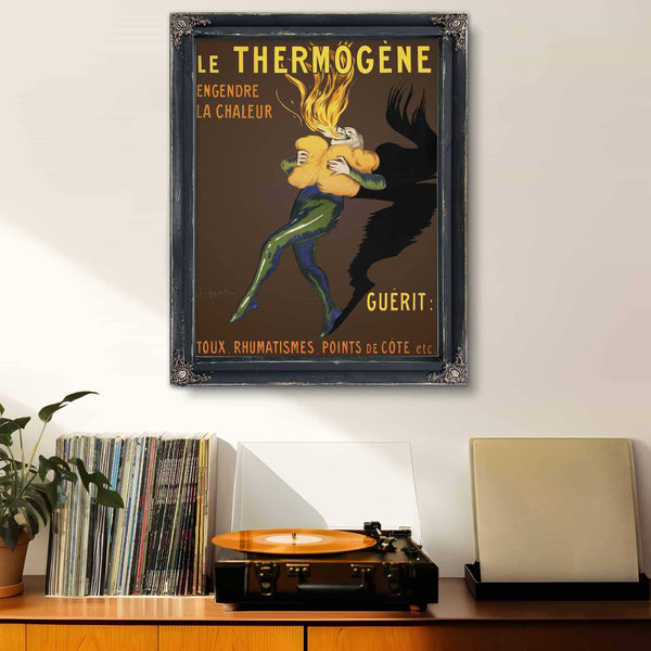 Bella Frye Le Thermogene Poster Framed Art - Vintage Artwork Print