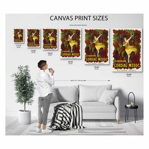 Bella Frye Liqueur Cordial-Médoc Poster Framed Art - Vintage Artwork Print