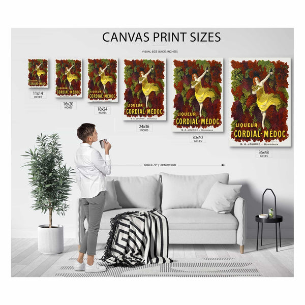 Bella Frye Liqueur Cordial-Médoc Poster Framed Art - Vintage Artwork Print