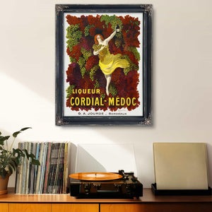 Bella Frye Liqueur Cordial-Médoc Poster Framed Art - Vintage Artwork Print