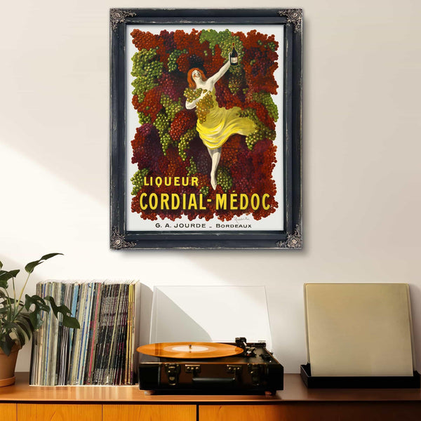 Bella Frye Liqueur Cordial-Médoc Poster Framed Art - Vintage Artwork Print
