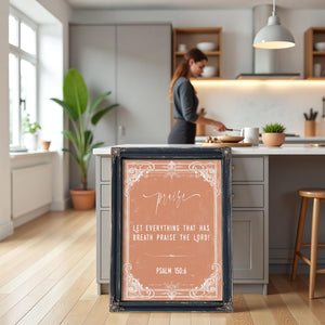 Bella Frye Psalm 150:6 Wall Art – Let Everything That Has Breath Praise the Lord – Scripture Print