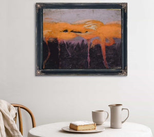 Bella Frye Red Flamingoes by Abbott Handerson Thayer, Birds Print