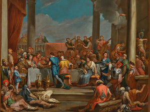 Giulio Carpioni Belshazzars Feast By Giulio Carpioni