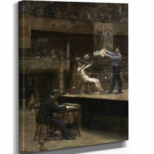 Thomas Eakins 11" x 14" / Stretched Canvas Wrap Between Rounds By Thomas Eakins