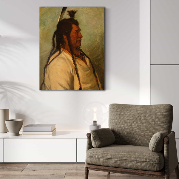 Joseph Henry Sharp Big Brave Blackfeet Dance Chief By Joseph Henry Sharp