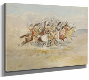 Blackfeet War Party By Charles Marion Russell