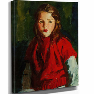 Robert Henri 11" x 14" / Stretched Canvas Wrap Blond Bridget Lavelle By Robert Henri