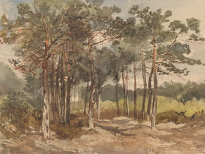 Charles Rochussen Boomgroep In De Bossen Bij Driebergen By Charles Rochussen