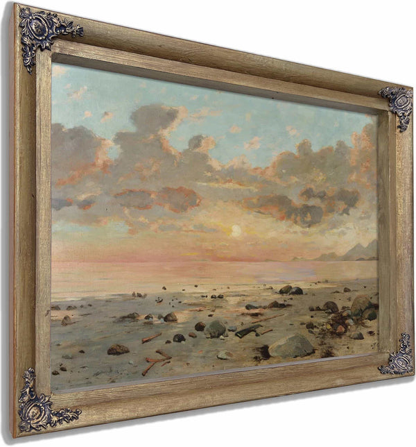 Bord De Mer Soleil Levant By Alfred Casile