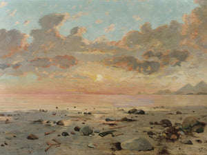 Alfred Casile Bord De Mer Soleil Levant By Alfred Casile