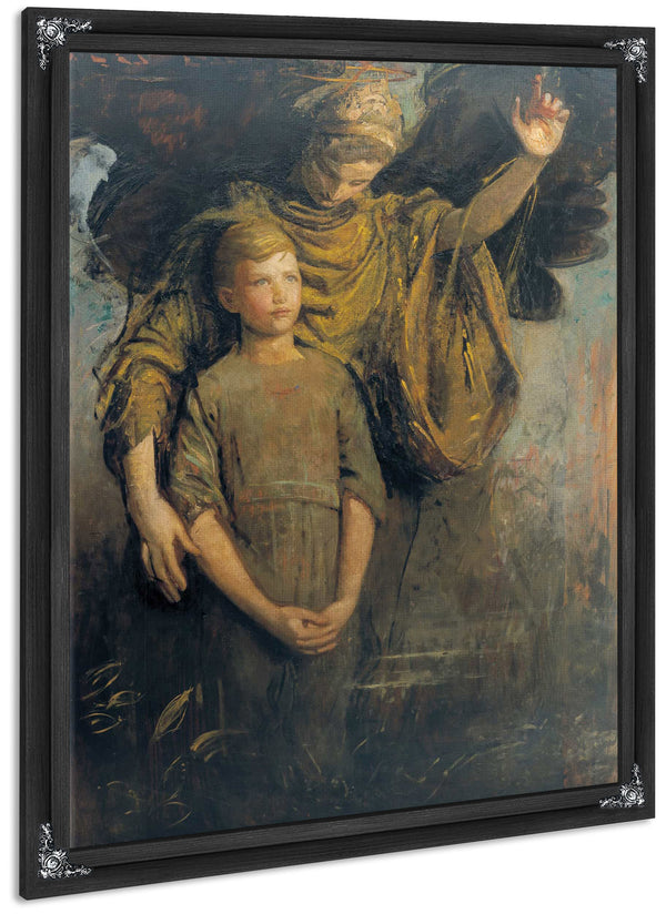 Boy And Angel By Abbott Handerson Thayer