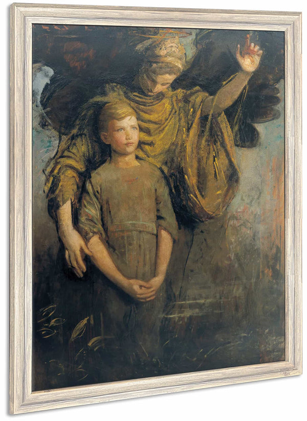 Boy And Angel By Abbott Handerson Thayer