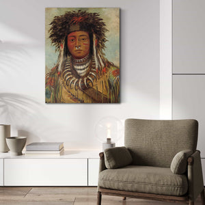 George Catlin Boy Chief Ojibbeway By George Catlin