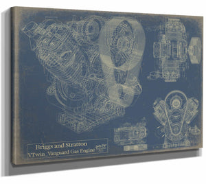 Briggs and Stratton Vtwin Vanguard Gas Engine Wall Art from Bella Frye.