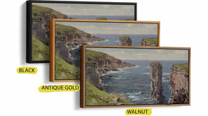 William Trost Richards British Coastal View By William Trost Richards