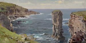 William Trost Richards British Coastal View By William Trost Richards