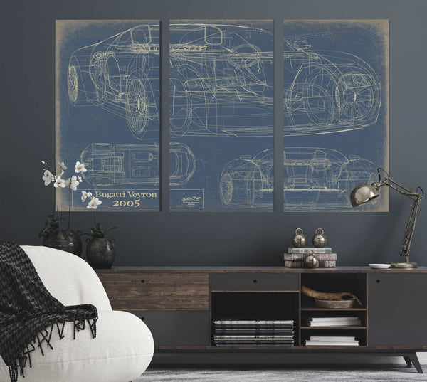 Bugatti Veyron Wall Art from Bella Frye.