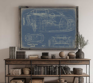 Bugatti Veyron Wall Art from Bella Frye.