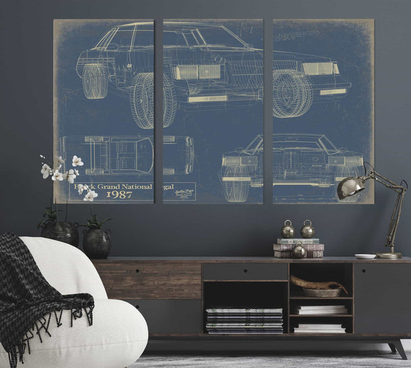 Buick Regal Grand National 1987 Wall Art from Bella Frye.