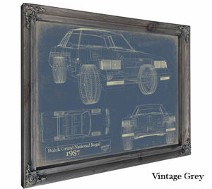 Buick Regal Grand National 1987 Wall Art from Bella Frye.