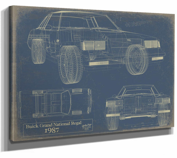 Buick Regal Grand National 1987 Wall Art from Bella Frye.