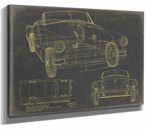 Cadillac 62 Convertible Wall Art from Bella Frye.