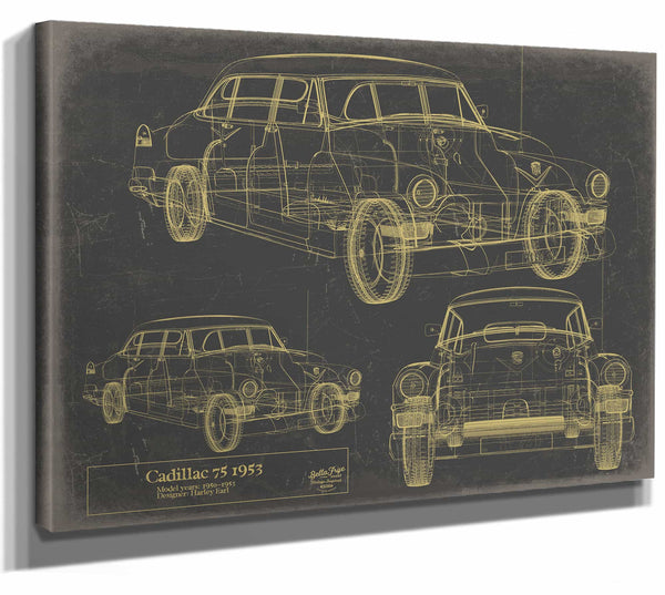 Cadillac 75 Sedan 1953 Wall Art from Bella Frye.