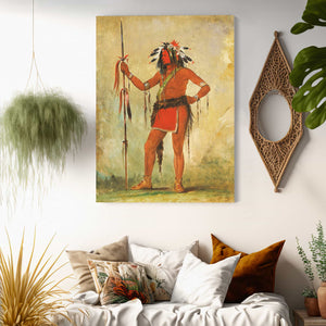 George Catlin Cah Be Mub Bee He Who Sits Everywhere A Brave By George Catlin