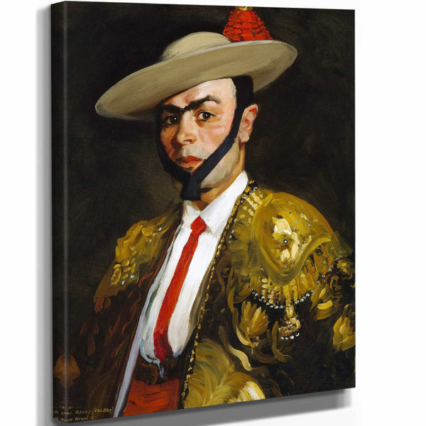 Robert Henri 11" x 14" / Stretched Canvas Wrap Calero Antonio Banos By Robert Henri