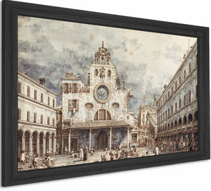 Campo San Giacomo Di Rialto Venice By Canaletto