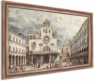 Campo San Giacomo Di Rialto Venice By Canaletto