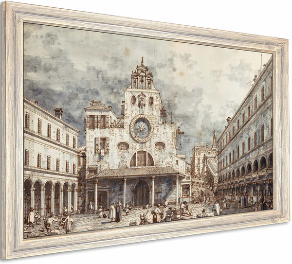 Campo San Giacomo Di Rialto Venice By Canaletto