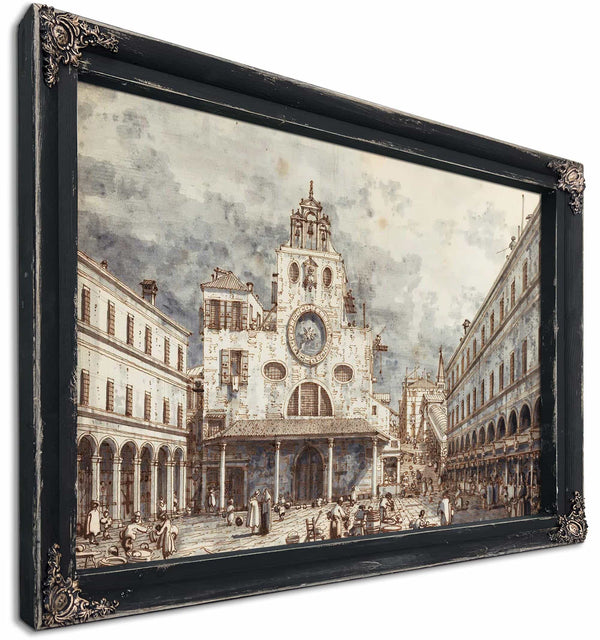 Campo San Giacomo Di Rialto Venice By Canaletto